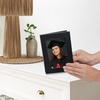 image:imageAmericanflat 8x10 Picture Frame  Engineered Wood  Black  Quickchange storage holds 35 photos Shatterresistant glass hanging hardware included fits photos and artBlack
