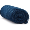 image:imageAmericanflat Chenille Throw Blanket in Dark Blue  Breathable Polyester with Decorative Fringe  Wrinkle and Fade Resistant  50 x 60Dark Blue