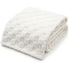image:imageAmericanflat 50x60 Throw Blanket  Soft and Breathable Cotton Throw Blanket for Couch Bed Chair  Decorative Blankets Perfect for Home or Outdoor Use  Cloud Grey and White Mini Diamond DesignCream