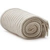 Cream Beige Pinstripe