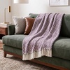 Omala Eggplant and White Mini Diamond