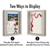 image:imageAmericanflat 11x11 Shadow Box Frame with ShatterResistant Glass  Silhouette Collection  Large Shadow Box Display Case for Tabletop and Wall Display  Driftwood with Soft Felt Back  Shatterresistant glass 15 inch interior depth displays keepsakes medals and memorabilia sawtooth hangers includedDriftwood