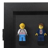 image:imageAmericanflat 11x11 Shadow Box Frame with ShatterResistant Glass  Silhouette Collection  Large Shadow Box Display Case for Tabletop and Wall Display  Driftwood with Soft Felt Back  Shatterresistant glass 15 inch interior depth displays keepsakes medals and memorabilia sawtooth hangers includedBlack  Minifigures Display Case
