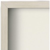 image:imageAmericanflat 11x11 Shadow Box Frame with ShatterResistant Glass  Silhouette Collection  Large Shadow Box Display Case for Tabletop and Wall Display  White with Soft Felt Back  Shatterresistant glass 15 inch interior depth displays keepsakes medals and memorabilia sawtooth hangers includedLight Wood