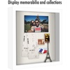 image:imageAmericanflat 11x11 Shadow Box Frame with ShatterResistant Glass  Silhouette Collection  Large Shadow Box Display Case for Tabletop and Wall Display  White with Soft Felt Back  Shatterresistant glass 15 inch interior depth displays keepsakes medals and memorabilia sawtooth hangers includedWhite