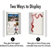 image:imageAmericanflat 11x11 Shadow Box Frame with ShatterResistant Glass  Silhouette Collection  Large Shadow Box Display Case for Tabletop and Wall Display  White with Soft Felt Back  Shatterresistant glass 15 inch interior depth displays keepsakes medals and memorabilia sawtooth hangers includedWhite