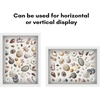 image:imageAmericanflat 11x11 Shadow Box Frame with ShatterResistant Glass  Silhouette Collection  Large Shadow Box Display Case for Tabletop and Wall Display  White with Soft Felt Back  Shatterresistant glass 15 inch interior depth displays keepsakes medals and memorabilia sawtooth hangers includedWhite