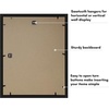 image:imageAmericanflat 11x11 Shadow Box Frame with ShatterResistant Glass  Silhouette Collection  Large Shadow Box Display Case for Tabletop and Wall Display  White with Soft Felt Back  Shatterresistant glass 15 inch interior depth displays keepsakes medals and memorabilia sawtooth hangers includedBlack