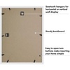 image:imageAmericanflat 11x11 Shadow Box Frame with ShatterResistant Glass  Silhouette Collection  Large Shadow Box Display Case for Tabletop and Wall Display  White with Soft Felt Back  Shatterresistant glass 15 inch interior depth displays keepsakes medals and memorabilia sawtooth hangers includedWhite