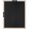 image:imageAmericanflat 11x11 Shadow Box Frame with ShatterResistant Glass  Silhouette Collection  Large Shadow Box Display Case for Tabletop and Wall Display  White with Soft Felt Back  Shatterresistant glass 15 inch interior depth displays keepsakes medals and memorabilia sawtooth hangers includedLight Wood