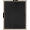 image:imageAmericanflat 11x11 Shadow Box Frame with ShatterResistant Glass  Silhouette Collection  Large Shadow Box Display Case for Tabletop and Wall Display  White with Soft Felt Back  Shatterresistant glass 15 inch interior depth displays keepsakes medals and memorabilia sawtooth hangers includedDriftwood