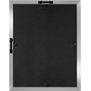 image:imageAmericanflat 11x11 Shadow Box Frame with ShatterResistant Glass  Silhouette Collection  Large Shadow Box Display Case for Tabletop and Wall Display  White with Soft Felt Back  Shatterresistant glass 15 inch interior depth displays keepsakes medals and memorabilia sawtooth hangers includedSilver