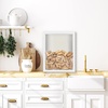 image:imageAmericanflat 11x11 Shadow Box Frame with ShatterResistant Glass  Silhouette Collection  Large Shadow Box Display Case for Tabletop and Wall Display  White with Soft Felt Back  Shatterresistant glass 15 inch interior depth displays keepsakes medals and memorabilia sawtooth hangers includedWhite