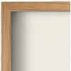 image:imageAmericanflat 11x11 Shadow Box Frame with ShatterResistant Glass  Silhouette Collection  Large Shadow Box Display Case for Tabletop and Wall Display  White with Soft Felt Back  Shatterresistant glass 15 inch interior depth displays keepsakes medals and memorabilia sawtooth hangers includedDark Oak