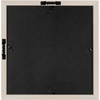 image:imageAmericanflat 11x11 Shadow Box Frame with ShatterResistant Glass  Silhouette Collection  Large Shadow Box Display Case for Tabletop and Wall Display  White with Soft Felt Back  Shatterresistant glass 15 inch interior depth displays keepsakes medals and memorabilia sawtooth hangers includedLight Wood