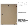 image:imageAmericanflat 11x11 Shadow Box Frame with ShatterResistant Glass  Silhouette Collection  Large Shadow Box Display Case for Tabletop and Wall Display  White with Soft Felt Back  Shatterresistant glass 15 inch interior depth displays keepsakes medals and memorabilia sawtooth hangers includedWhite
