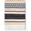 image:imageAmericanflat 50x70 Authentic Mexican Throw Blanket  Falsa Blanket  Soft Cotton Throw Blankets for Indoor or Outdoor  Use for Yoga Meditation or Beach  GrayCamel