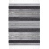 image:imageAmericanflat 50x70 Authentic Mexican Throw Blanket  Falsa Blanket  Soft Cotton Throw Blankets for Indoor or Outdoor  Use for Yoga Meditation or Beach  GrayGrey