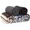 image:imageAmericanflat 50x70 Authentic Mexican Throw Blanket  Falsa Blanket  Soft Cotton Throw Blankets for Indoor or Outdoor  Use for Yoga Meditation or Beach  GraySolid Grey