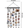 image:imageAmericanflat Hanging Photo Display with Five 23 Metal Chains  30 Long Picture Board with 30 Clips Included  Photo Display Ideal for Teen Girl Gifts Dorm Wall Decor and Bedrooms  BlackBlack