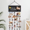 image:imageAmericanflat Hanging Photo Display with Five 23 Metal Chains  30 Long Picture Board with 30 Clips Included  Photo Display Ideal for Teen Girl Gifts Dorm Wall Decor and Bedrooms  BlackBlack