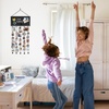image:imageAmericanflat Hanging Photo Display with Five 23 Metal Chains  30 Long Picture Board with 30 Clips Included  Photo Display Ideal for Teen Girl Gifts Dorm Wall Decor and Bedrooms  BlackBlack