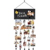 image:imageAmericanflat Hanging Photo Display with Five 23 Metal Chains  30 Long Picture Board with 30 Clips Included  Photo Display Ideal for Teen Girl Gifts Dorm Wall Decor and Bedrooms  BlackBlack