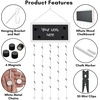 image:imageAmericanflat Hanging Photo Display with Five 23 Metal Chains  30 Long Picture Board with 30 Clips Included  Photo Display Ideal for Teen Girl Gifts Dorm Wall Decor and Bedrooms  BlackBrown