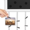 image:imageAmericanflat Hanging Photo Display with Five 23 Metal Chains  30 Long Picture Board with 30 Clips Included  Photo Display Ideal for Teen Girl Gifts Dorm Wall Decor and Bedrooms  BlackBrown