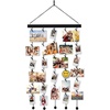 image:imageAmericanflat Hanging Photo Display with Five 23 Metal Chains  30 Long Picture Board with 30 Clips Included  Photo Display Ideal for Teen Girl Gifts Dorm Wall Decor and Bedrooms  BlackBlack