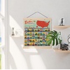 image:imageAmericanflat National Park Scratch Off Poster  Scratchable List of 50 States Across USA  24X24 Scratch Off Poster and US State Checklist with Full Color TravelStyle Icons24L x 24W