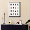 image:imageAmericanflat 15x20 Picture Frame with 16 Openings for 2x3 InstantPrint Photos  Black Mini Picture Frames for Wall Display with Polished PlexiglassBlack