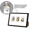 image:imageAmericanflat 15x20 Picture Frame with 16 Openings for 2x3 InstantPrint Photos  Black Mini Picture Frames for Wall Display with Polished PlexiglassBlack
