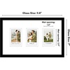 image:imageAmericanflat 15x20 Picture Frame with 16 Openings for 2x3 InstantPrint Photos  Black Mini Picture Frames for Wall Display with Polished PlexiglassBlack