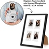 image:imageAmericanflat 15x20 Picture Frame with 16 Openings for 2x3 InstantPrint Photos  Black Mini Picture Frames for Wall Display with Polished PlexiglassBlack