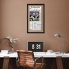 image:imageAmericanflat 15x26 Floating Picture Frame  Engineered Wood  Black  Photo floats between crystalclear glass Polished plexiglass front hangs vertical or horizontal sawtooth hangers includedNewspaper Frame