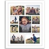 image:imageAmericanflat 16x20 Collage Picture Frame  Engineered Wood  Black  Polished plexiglass front sawtooth hangers included secure turntab backing fits photos posters and artWhite