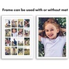 image:imageAmericanflat 16x20 Collage Picture Frame  Engineered Wood  Black  Polished plexiglass front sawtooth hangers included secure turntab backing fits photos posters and artWhite