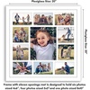 image:imageAmericanflat 16x20 Collage Picture Frame  Engineered Wood  Black  Polished plexiglass front sawtooth hangers included secure turntab backing fits photos posters and artWhite