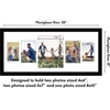 image:imageAmericanflat 16x20 Collage Picture Frame  Engineered Wood  Black  Polished plexiglass front sawtooth hangers included secure turntab backing fits photos posters and artBlack