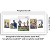 image:imageAmericanflat 16x20 Collage Picture Frame  Engineered Wood  Black  Polished plexiglass front sawtooth hangers included secure turntab backing fits photos posters and artWhite