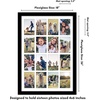 image:imageAmericanflat 16x20 Collage Picture Frame  Engineered Wood  Black  Polished plexiglass front sawtooth hangers included secure turntab backing fits photos posters and artBlack