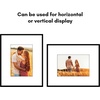 image:imageAmericanflat 18x24 Poster Frame  Matted to 8x10  Slim Molding  Black  Polished plexiglass front hangs vertical or horizontal sawtooth hangers included secure turntab backingBlack
