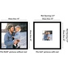 image:imageAmericanflat 18x24 Poster Frame  Matted to 8x10  Slim Molding  Black  Polished plexiglass front hangs vertical or horizontal sawtooth hangers included secure turntab backingBlack
