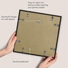 image:imageAmericanflat 18x24 Poster Frame  Matted to 8x10  Slim Molding  Black  Polished plexiglass front hangs vertical or horizontal sawtooth hangers included secure turntab backingBlack