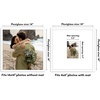 image:imageAmericanflat 18x24 Poster Frame  Matted to 8x10  Slim Molding  Black  Polished plexiglass front hangs vertical or horizontal sawtooth hangers included secure turntab backingWhite