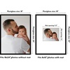 image:imageAmericanflat 18x24 Poster Frame  Matted to 8x10  Slim Molding  Black  Polished plexiglass front hangs vertical or horizontal sawtooth hangers included secure turntab backingBlack