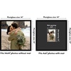 image:imageAmericanflat 18x24 Poster Frame  Matted to 8x10  Slim Molding  Black  Polished plexiglass front hangs vertical or horizontal sawtooth hangers included secure turntab backingBlack