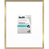 image:imageAmericanflat 18x24 Poster Frame  Matted to 8x10  Slim Molding  Black  Polished plexiglass front hangs vertical or horizontal sawtooth hangers included secure turntab backingGold