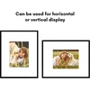 image:imageAmericanflat 18x24 Poster Frame  Matted to 8x10  Slim Molding  Black  Polished plexiglass front hangs vertical or horizontal sawtooth hangers included secure turntab backingBlack